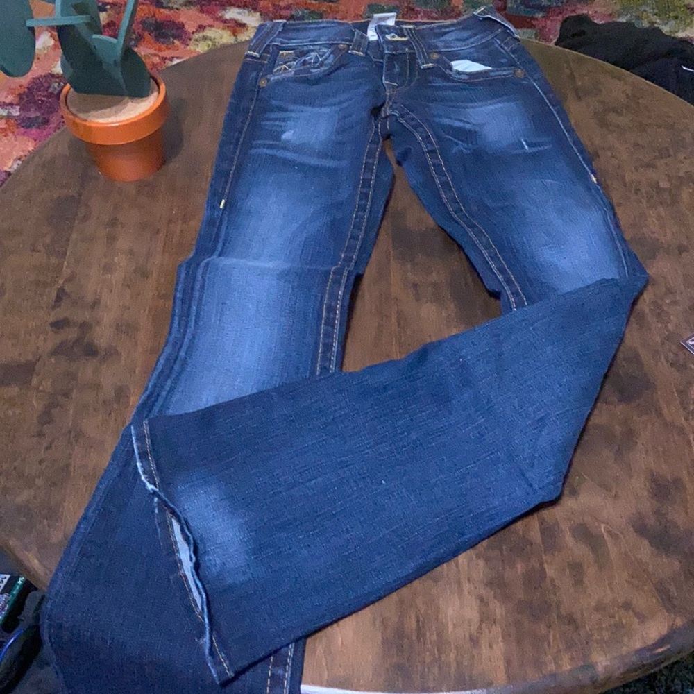 True Religion jeans, size 24 flare